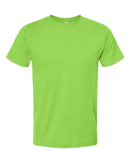 Tultex Unisex Fine Jersey T-Shirt - Lime Front