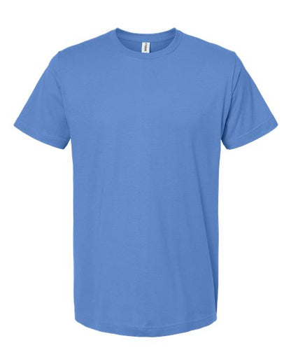 Tultex Unisex Fine Jersey T-Shirt - Serenity Blue Front