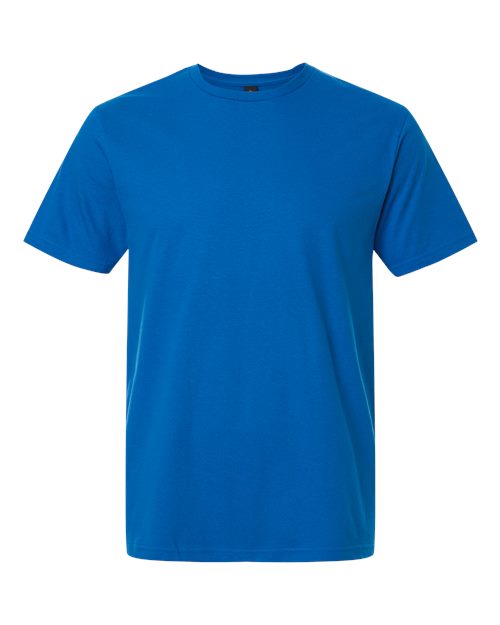 Gildan Unisex Softstyle® T-Shirt - Neon Blue Front