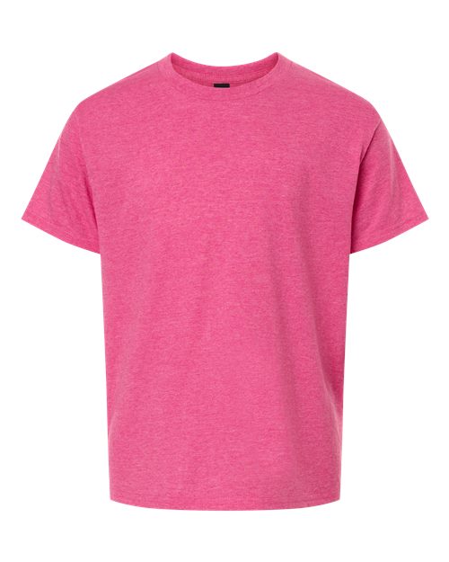 Gildan Youth Softstyle® T-Shirt - Heather Heliconia Front