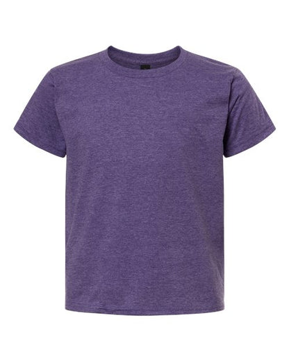 Gildan Youth Softstyle® T-Shirt - Heather Purple Front