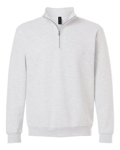 Gildan Unisex Heavy Blend™ Quarter-Zip Sweatshirt - Ash Front