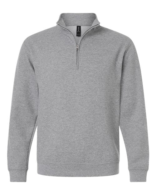 Gildan Unisex Heavy Blend™ Quarter-Zip Sweatshirt - Sport Grey Front