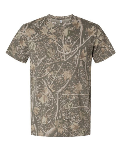 Independent Trading Co. Unisex Premium T-Shirt - Deadwood Tree Camo Front