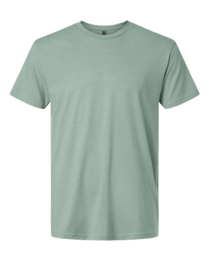 Next Level Unisex CVC Tee - Heather Seafoam Front