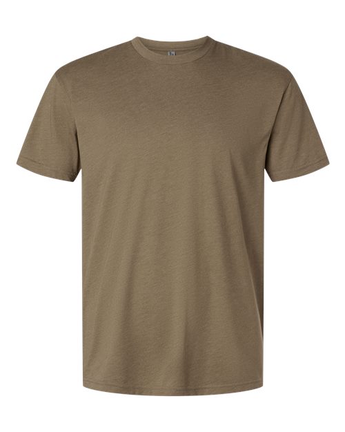 Next Level Unisex CVC Tee - Heather Coyote Brown Front