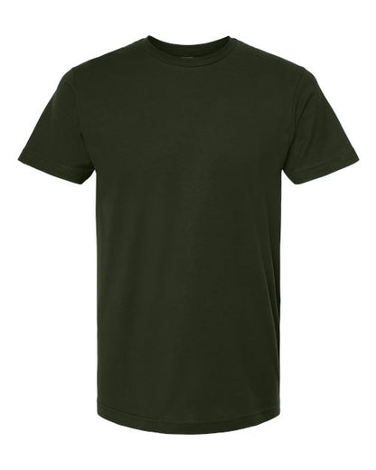 M&O Unisex ACE Cotton T-Shirt - Forest Green Front