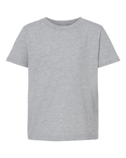 M&O Youth ACE Cotton T-Shirt - Athletic Grey Front