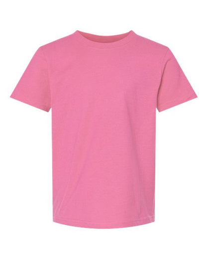 M&O Youth ACE Cotton T-Shirt - Azalea Front