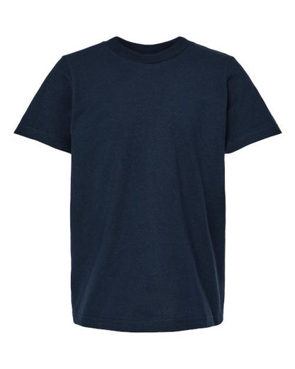 M&O Youth ACE Cotton T-Shirt - Deep Navy Front