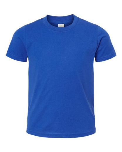 M&O Youth ACE Cotton T-Shirt - Royal Front