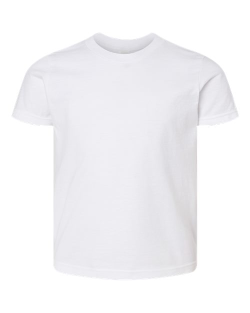 M&O Youth ACE Cotton T-Shirt - White Front