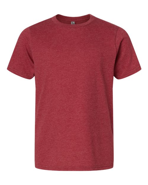 Next Level Youth CVC Tee - Cardinal Front