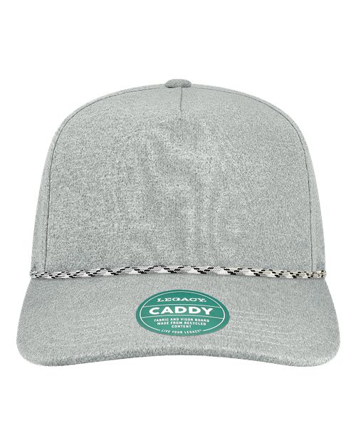 LEGACY The Caddy Rope Adjustable Cap - Heather Grey Front