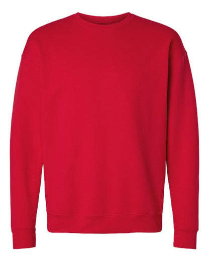 M&O Unisex ACE Fleece Crewneck Sweatshirt - Deep Red Front