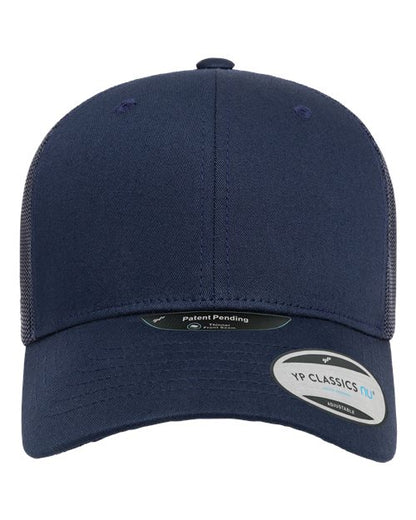YP Classics NU Retro Trucker Cap - Navy Front