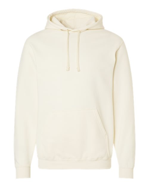 M&O Unisex ACE Fleece Hooded Sweatshirt - Natural Front