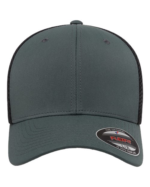Flexfit Ultrafiber Mesh Cap - Dark Grey/ Black Front