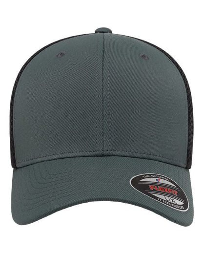 Flexfit Ultrafiber Mesh Cap - Dark Grey/ Black Front