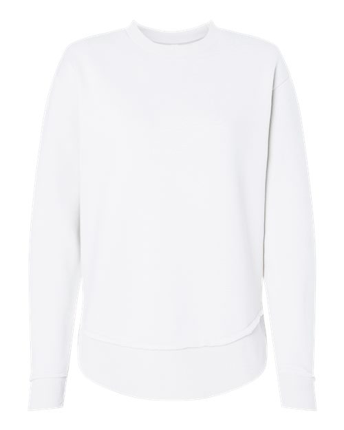 LAT Women's Weekend Crewneck Sweatshirt - White Front