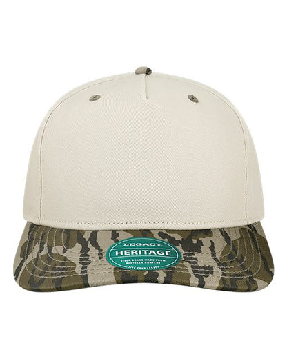 LEGACY Heritage Twill Cap - Stone/ BottomLand Front