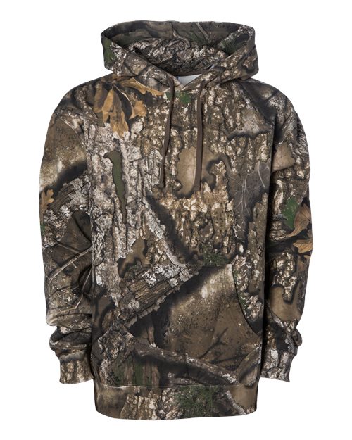 Independent Trading Co. Unisex Heavyweight Hooded Sweatshirt - Realtree APX Camo Front