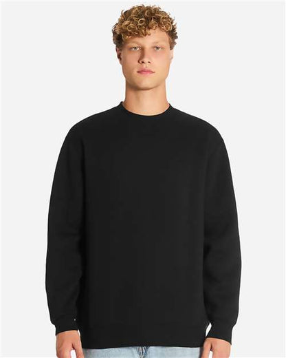 Lane Seven Unisex Heavyweight Crewneck Sweatshirt - Model Front