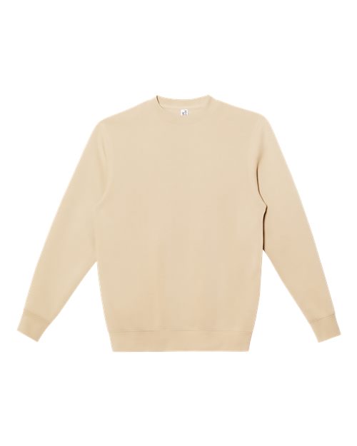 Lane Seven Unisex Heavyweight Crewneck Sweatshirt - Mushroom Front