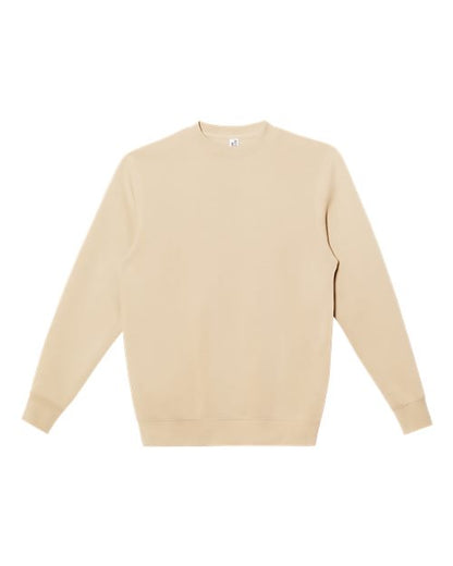 Lane Seven Unisex Heavyweight Crewneck Sweatshirt - Mushroom Front