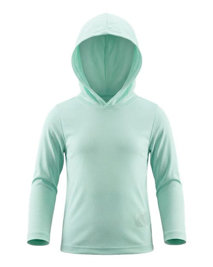 Paragon Toddler Bahama Hooded Long Sleeve T-Shirt - Mint Green Front