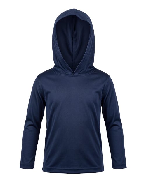 Paragon Toddler Bahama Hooded Long Sleeve T-Shirt - Navy Front