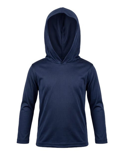 Paragon Toddler Bahama Hooded Long Sleeve T-Shirt - Navy Front