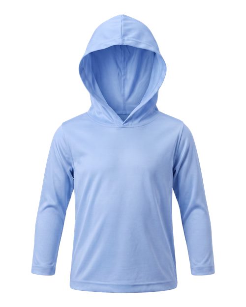 Paragon Toddler Bahama Hooded Long Sleeve T-Shirt - Blue Mist Front