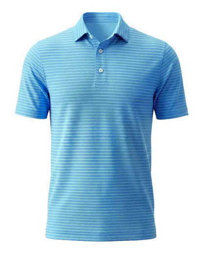 Paragon Men's Shadow Polo - Reef Blue Front