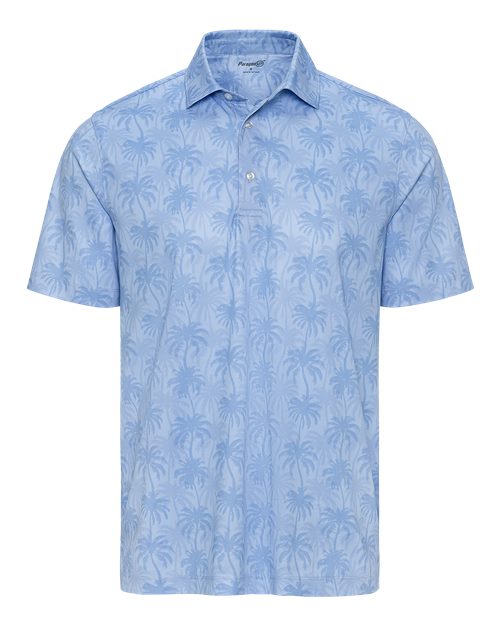 Paragon Men's Charleston Sublimated Polo - Light Blue Front
