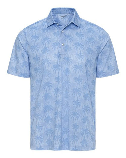 Paragon Men's Charleston Sublimated Polo - Light Blue Front