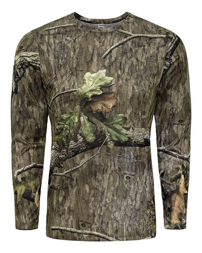 Paragon Men's Oxford Performance Camo Print Long Sleeve T-Shirt - Country Roots Front