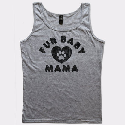 Fur Baby Mama with Paw Print Heart