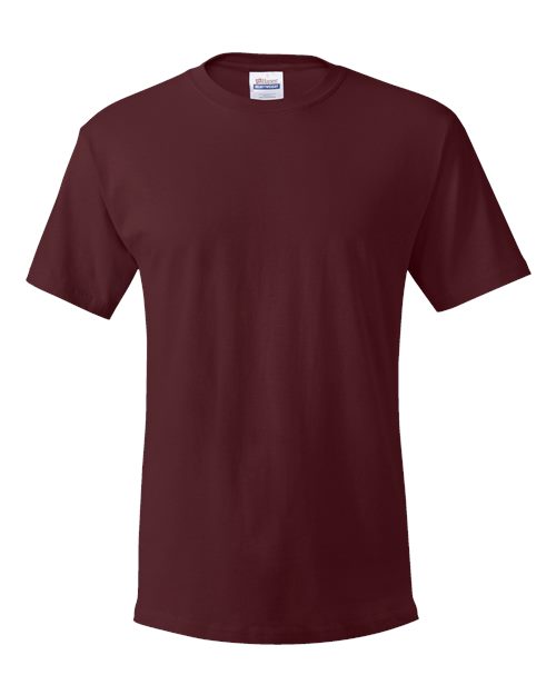 Hanes Unisex Essential-T T-Shirt - Maroon Front