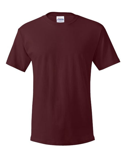 Hanes Unisex Essential-T T-Shirt - Maroon Front