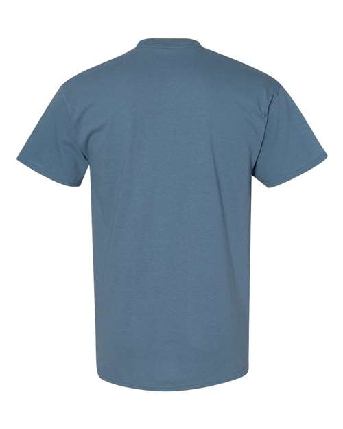 Unisex Heavy Cotton™ T-Shirt - Indigo Blue Back