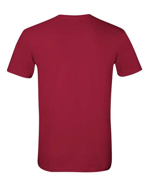 Unisex Softstyle® T-Shirt - Cardinal Red Back