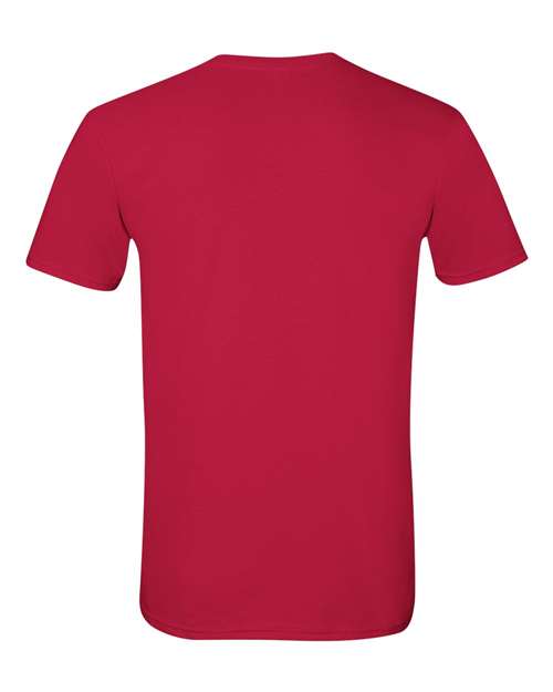 Unisex Softstyle® T-Shirt - Cherry Red Back