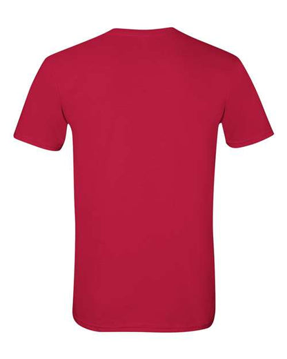 Unisex Softstyle® T-Shirt - Cherry Red Back