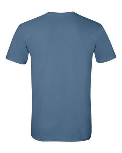 Unisex Softstyle® T-Shirt - Indigo Blue Back