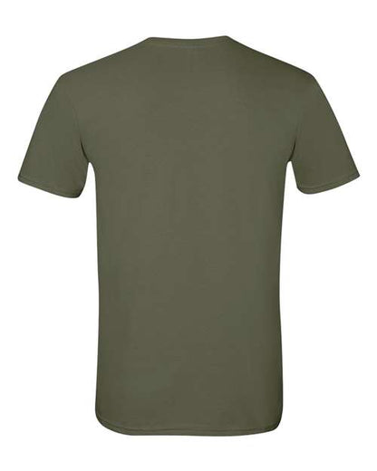 Unisex Softstyle® T-Shirt - Military Green Back