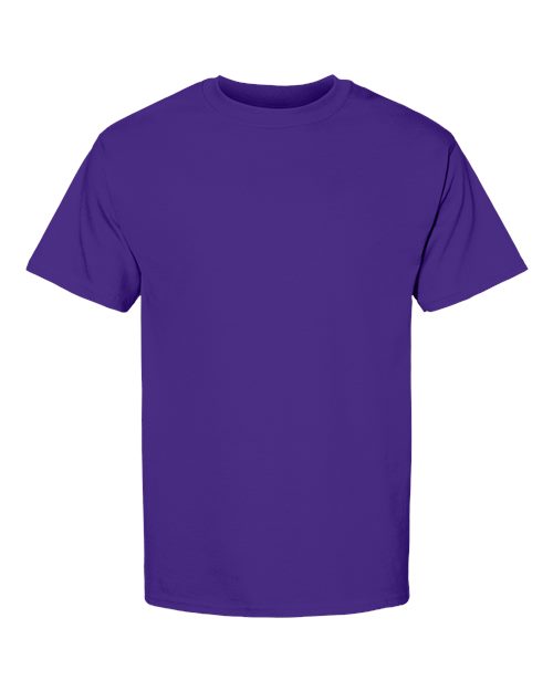 Hanes Unisex Beefy-T® T-Shirt - Purple Front