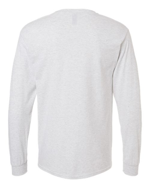 Unisex Heavy Cotton™ Long Sleeve T-Shirt - Ash Back