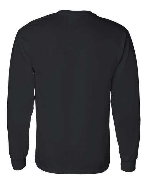 Unisex Heavy Cotton™ Long Sleeve T-Shirt - Black Back