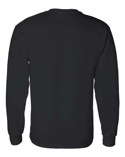 Unisex Heavy Cotton™ Long Sleeve T-Shirt - Black Back